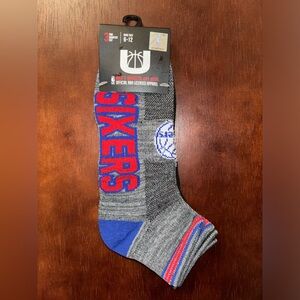 NBA Ultra Game Philadelphia 76ers Men’s Quarter Cut Socks 3 Pair Shoe Size 6-12